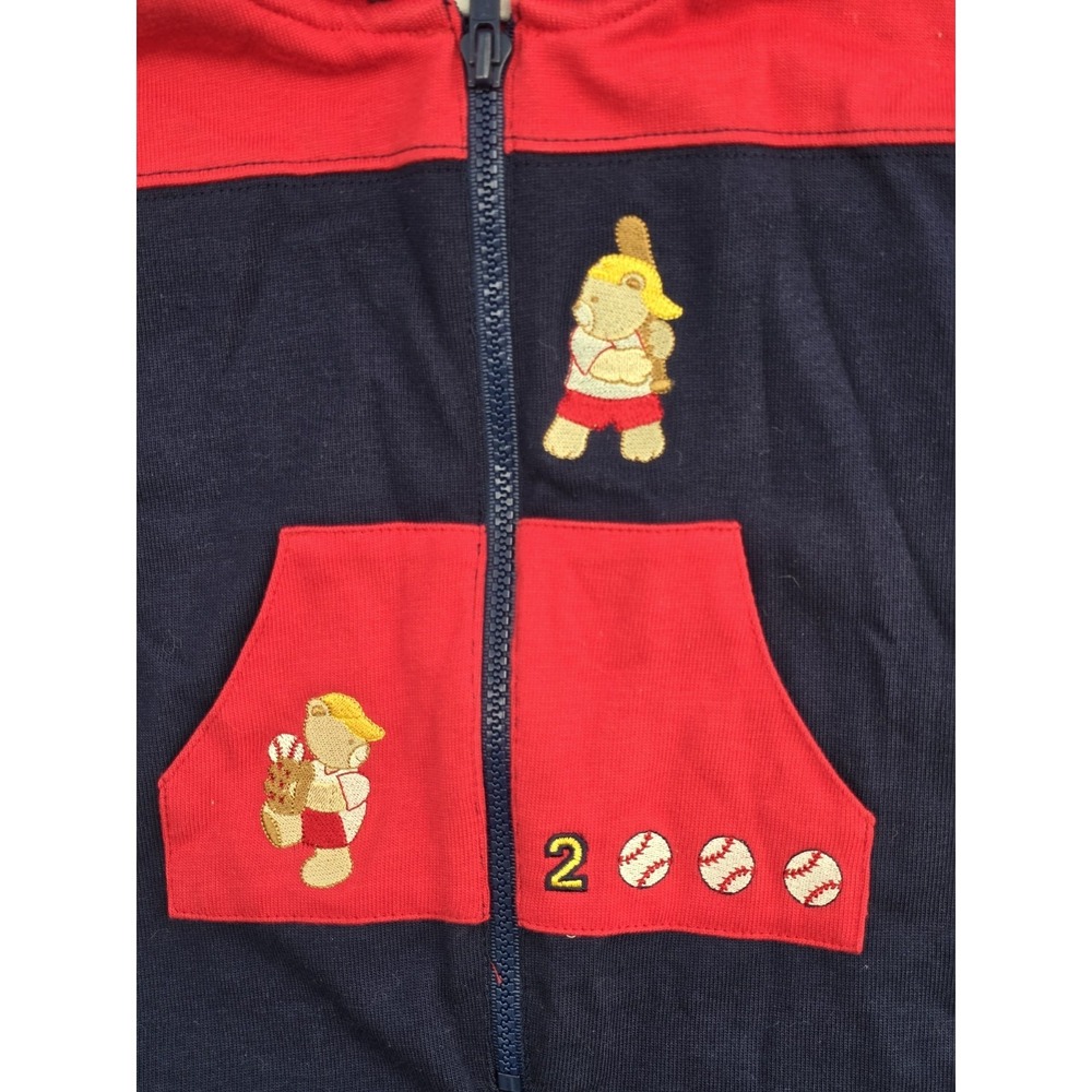 Vintage First Impressions One Piece Romper Baseball Size 24 Months - Picture 2 of 6